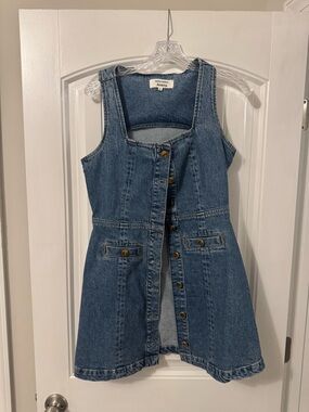 Reformation Blue Denim Mini Dress